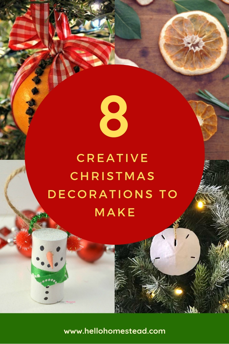 8 Creative Christmas decorations to make