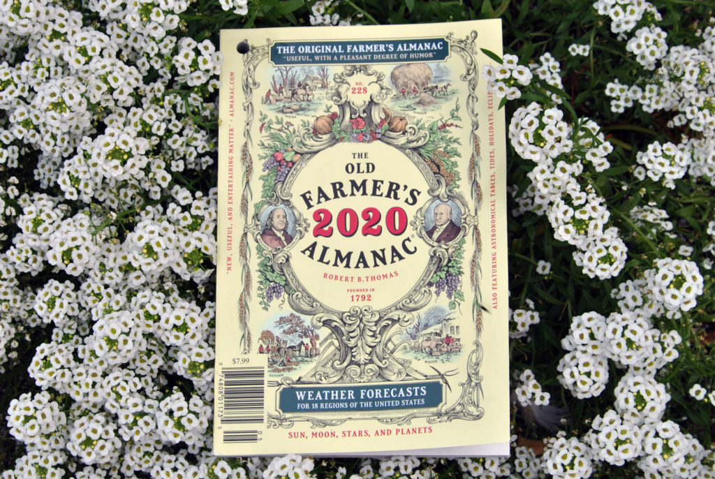The Old Farmer's Almanac 2020 edition.
