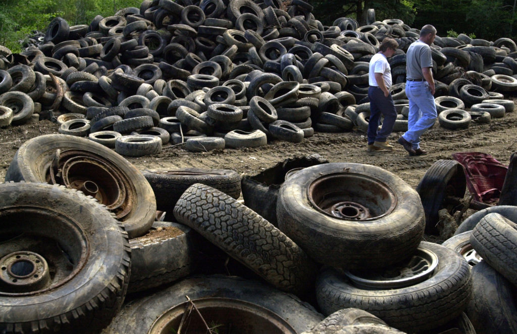 How to Reuse Rubber Tires 